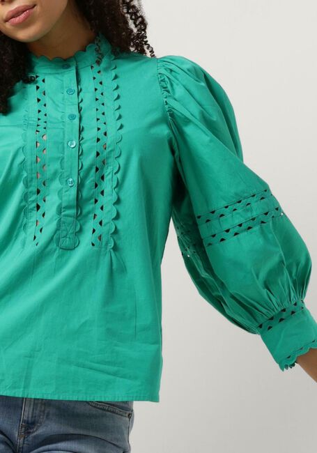 Grüne ANTIK BATIK Blusen RODO BLOUSE - large