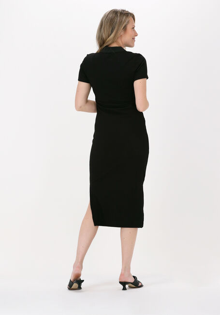 Schwarze OBJECT Midikleid KAMELIA S/S DRESS - large
