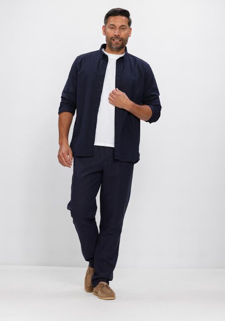 Dunkelblau LES DEUX Weite Hose PATRICK LINEN PANTS - large