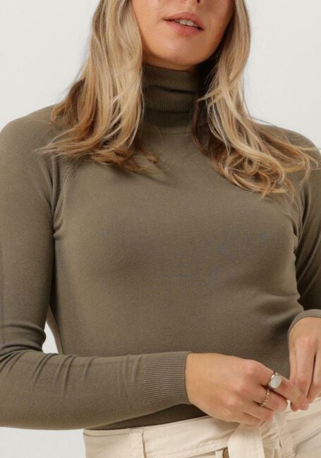 Braune SUMMUM Rollkragenpullover TURTLE NECK SWEATER - large