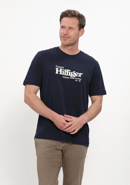 Dunkelblau TOMMY HILFIGER T-shirt NAUTICAL CHEST GRAPHIC REG TEE - large