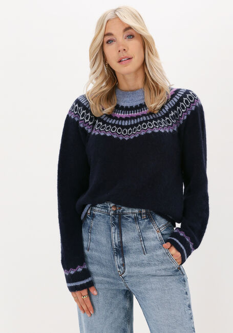 Blaue LOLLYS LAUNDRY Pullover LANA JUMPER - large