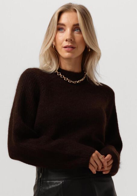 Braune SECOND FEMALE Pullover BROOKLINE KNIT NEW O-NECK - large
