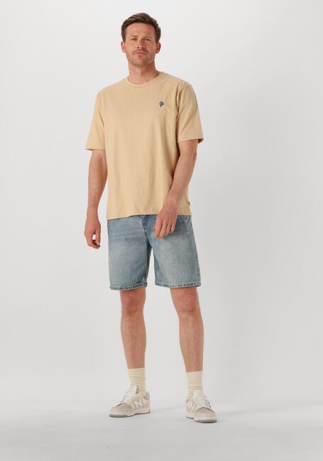 Blaue PURE PATH Kurze Hosen THE OWEN REGULAR FIT DENIM SHORTS - large