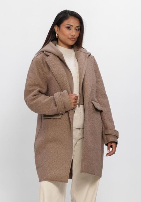 Camelfarbene NUKUS M&auml;ntel MIRTHE COAT BOUCLE - large