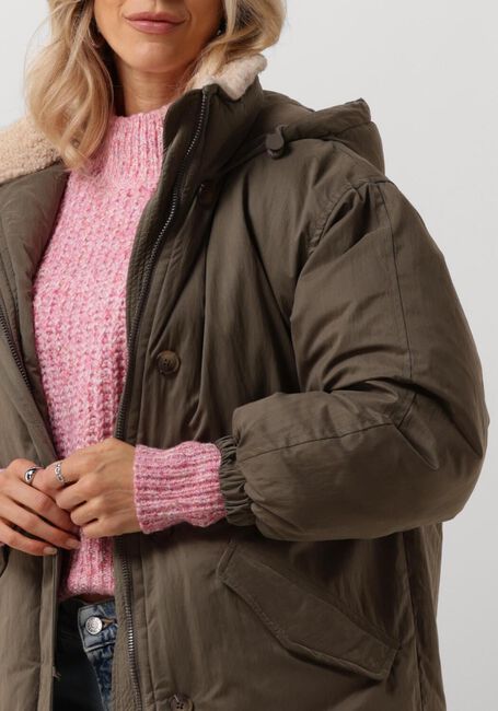 Grüne ANOTHER LABEL Wattierte Jack RILEY PARKA - large