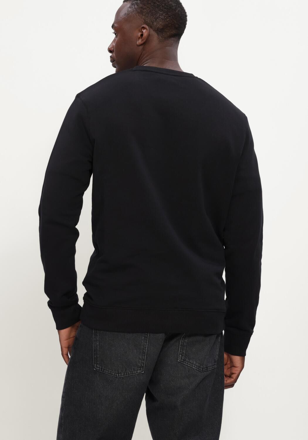 Schwarze LYLE & SCOTT Sweatshirt CREW NECK SWEATSHIRT - large