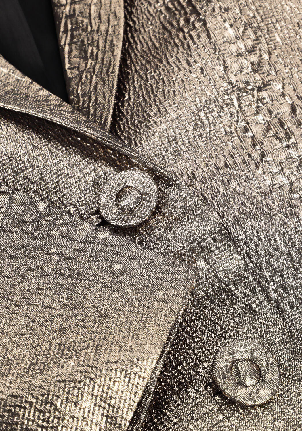 Goldfarbene DEA KUDIBAL Blazer CRISTOBELLI - large