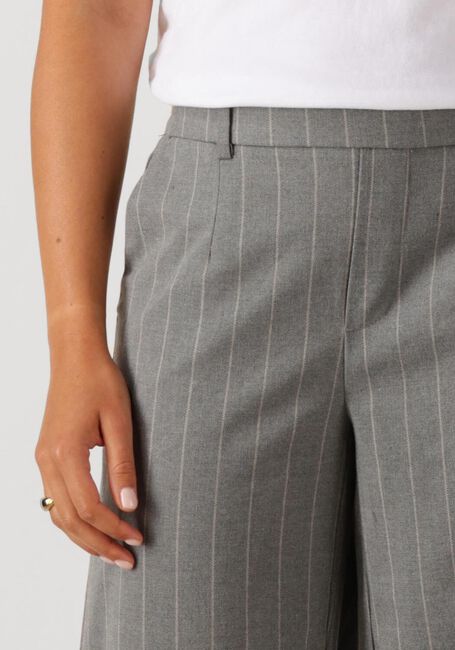 Graue OBJECT Hose OBJLISA WIDE PANT - large