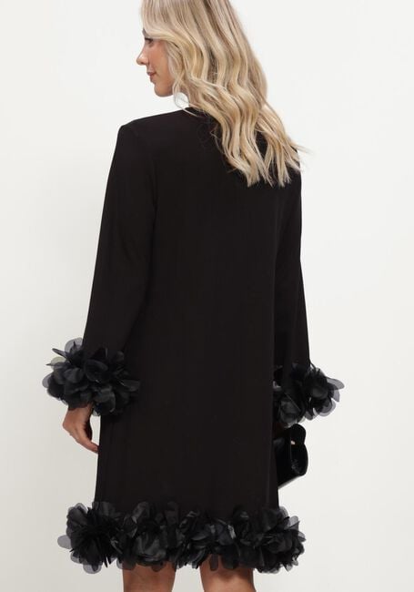 Schwarze ANA ALCAZAR Minikleid DRESS FLOWERS - large