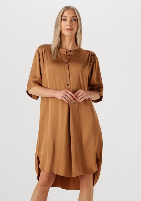Braune SUMMUM Midikleid DRESS SILKY TOUCH - large
