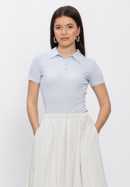 Hellblau EDITED Tops & T-shirts VANIA POLOSHIRT - large