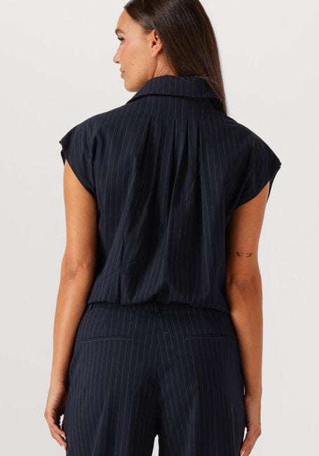 Dunkelblau WITHBLACK Strickjacke WBLVALENTINA STRIPED VEST - large