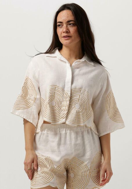 Weiße GREEK ARCHAIC KORI Bluse 250021 - large