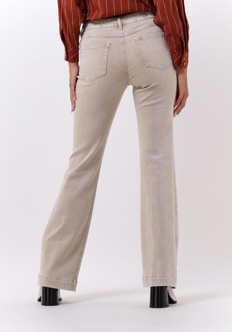 Beige MKT STUDIO Flared jeans DIANA VINTAGE TWILL - large