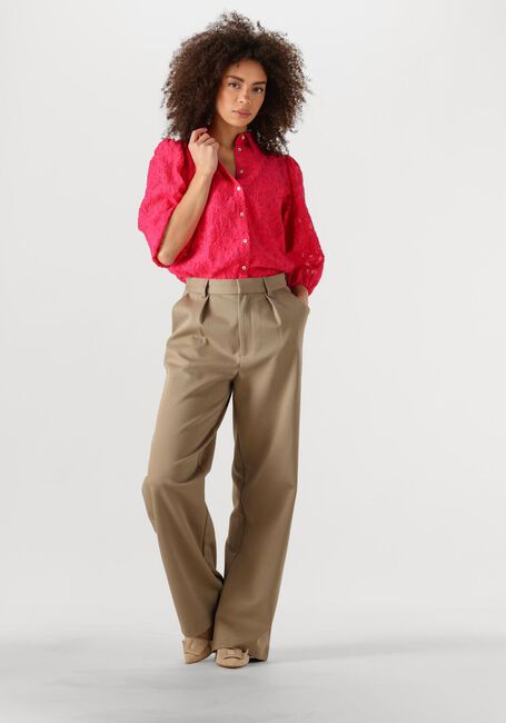 Fuchsie JANSEN AMSTERDAM Top ALORA HEMDJE TC 103 SPAGHETTI WITH LACE - large