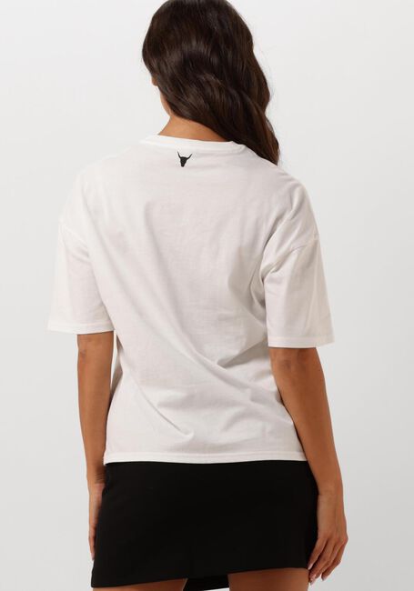Weiße ALIX THE LABEL T-shirt LADIES KNITTED TRAVEL T-SHIRT - large