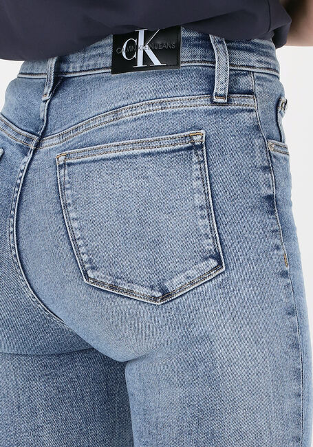 Blaue CALVIN KLEIN Skinny jeans HIGH RISE SUPER SKINNY ANKLE - large