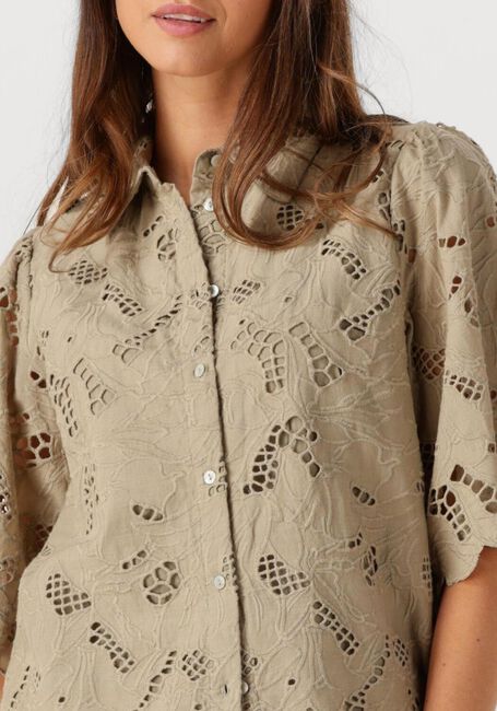 Grüne Y.A.S. Blusen YASSAGGA SHIRT - large