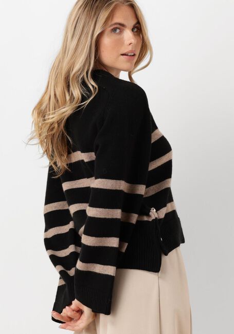 Schwarze CO'COUTURE Pullover & Cardigans MAJA BUTTON STRIPE - large