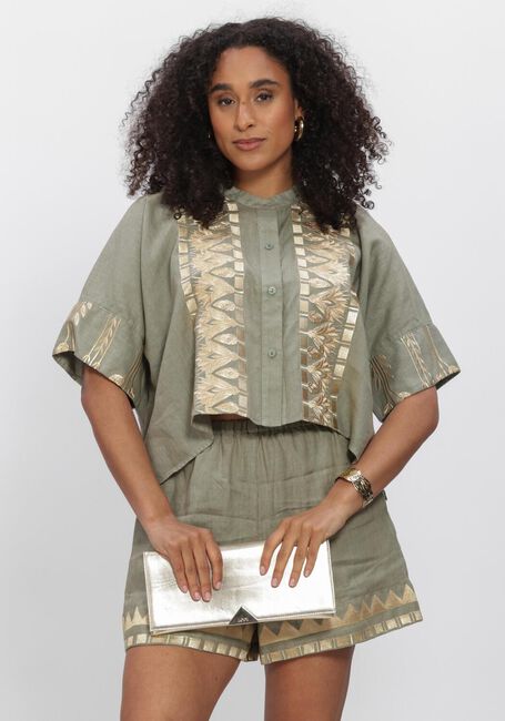 Gr&uuml;ne GREEK ARCHAIC KORI Blusen S26K-2075047 - large