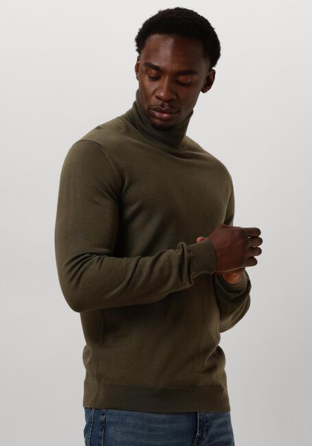 Grüne HUGO Rollkragenpullover SAN THOMAS-M - large