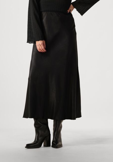 Schwarze MSCH COPENHAGEN Midirock MSCHNICOLETTE ULLAS SKIRT - large