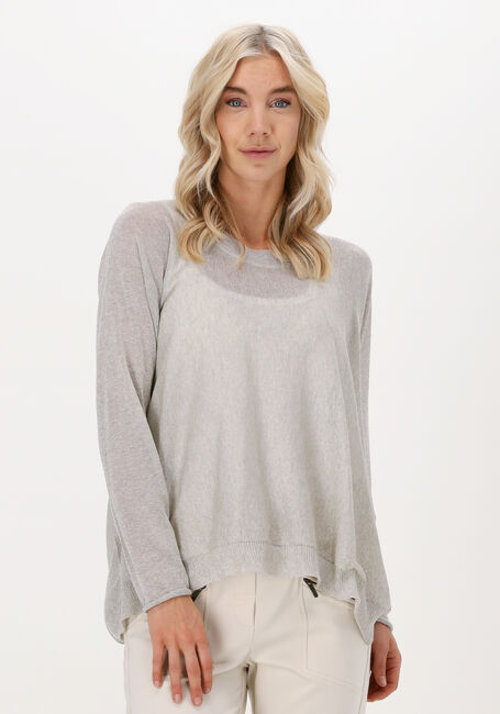 Beige SUMMUM Pullover OVERSIZED SWEATER SPARKLING LU - large