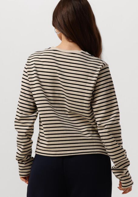 Beige PENN & INK Tops & T-shirts 516 SWEATER STRIPE - large