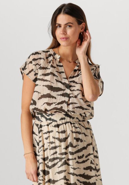 Sand BY-BAR Blusen AMIE ZEBRA BLOUSE - large