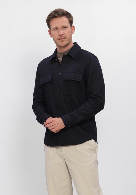 Dunkelblau PROFUOMO Overshirt OVERSHIRT KNITTED - large
