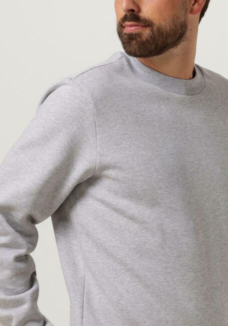 Graue LACOSTE Sweatshirt CLASSIC FIT BRUSHED FLEECE SWEATSHIRT - large