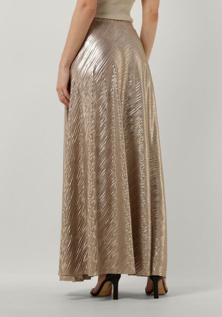Bronzefarbene ACCESS Maxirock TEXTURED METALLIC EFFECT MAXI SKIRT - large