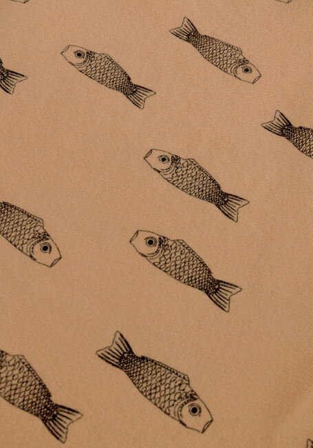 Beige LÖTIEKIDS T-shirt BABY TSHIRT SHORT SLEEVE FISHES - large