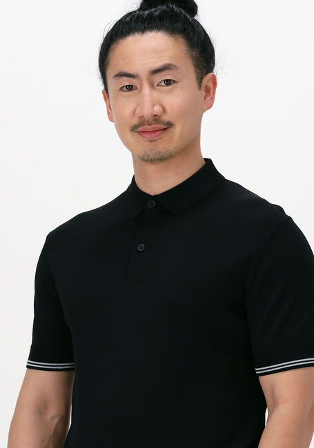 Schwarze GENTI Polo-Shirt K5076-1260 - large