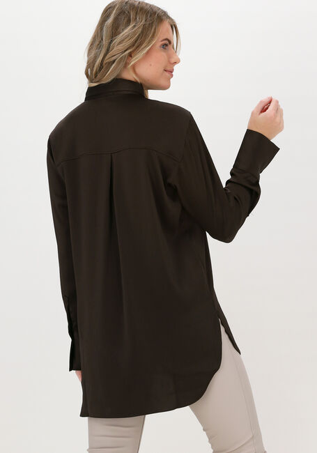 Braune NEO NOIR Blusen MARGIT CREPE SATIN BLOUSE - large