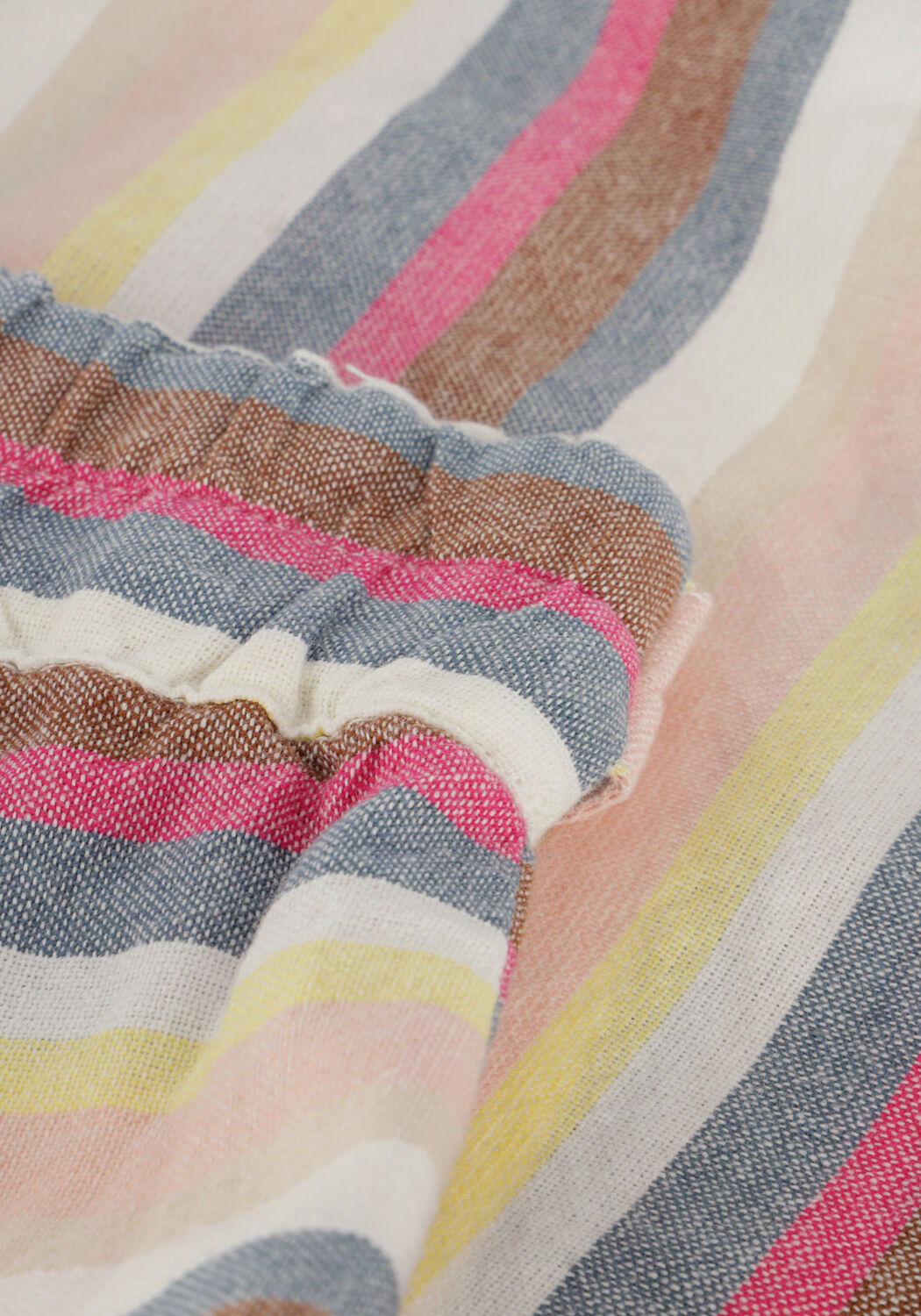 Mehrfarbige/Bunte LIKE FLO Kurze Hose LINNEN SHORT + BELT - large