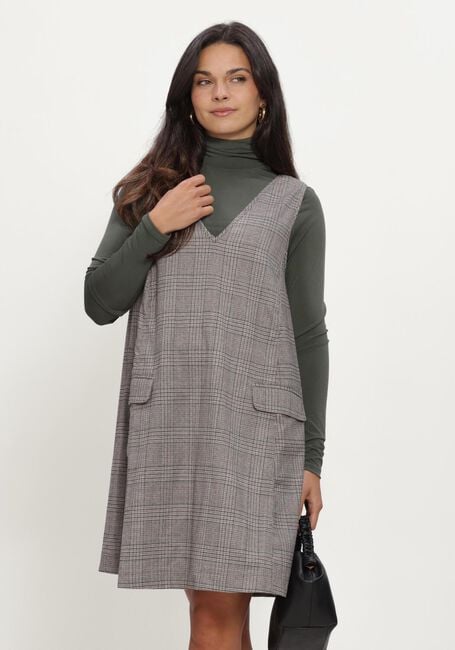 Braune Y.A.S. Minikleid YASDAKOTA SL WIDE SPENCER DRESS - large