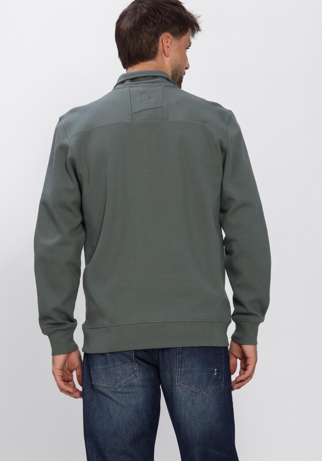 Dunkelgr&uuml;n CHASIN Pullover RYDEN ZIP-UP - large