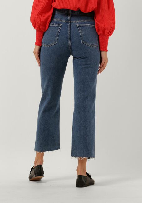Blaue 7 FOR ALL MANKIND Straight leg jeans LOGAN STOVEPIPE BLAZE WITH RAW CUT HEM - large