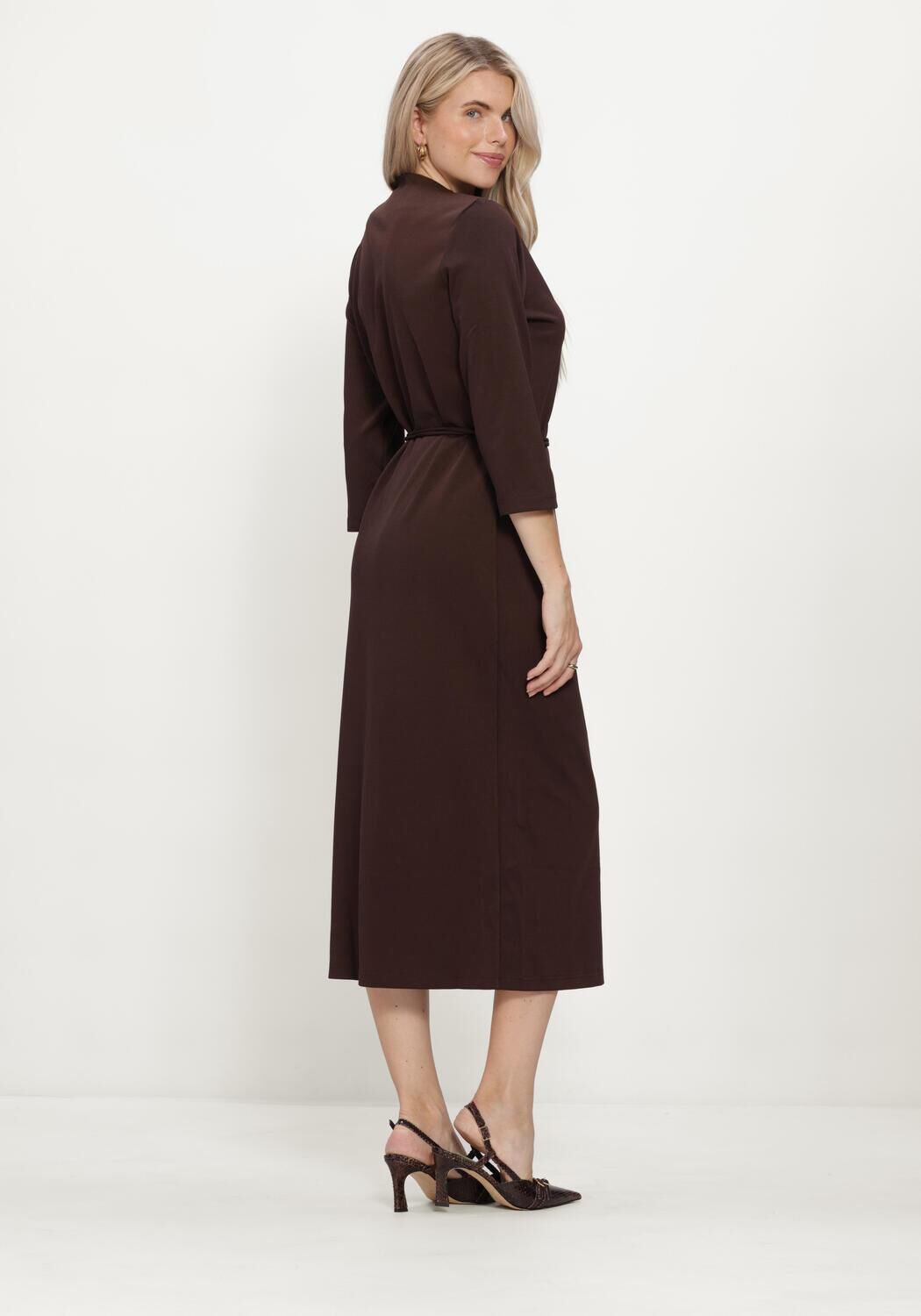 Braune FREEBIRD Midikleid DEVOTED - large