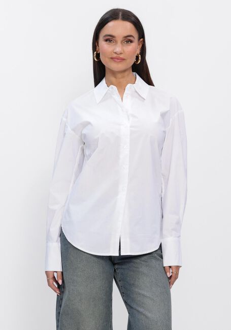 Wei&szlig;e MODSTR&Ouml;M Blusen THEMEMD SHIRT - large