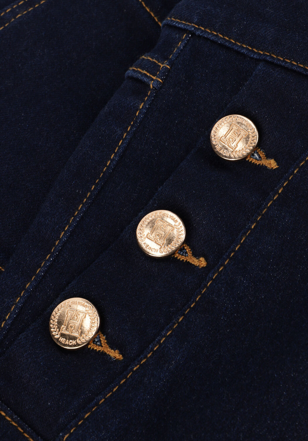 Blaue SILVIAN HEACH Weite Hose GPA24304JE - large