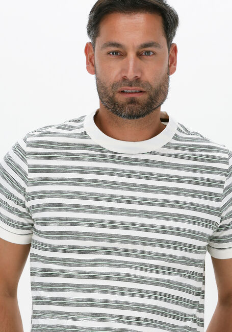 Nicht-gerade weiss CAST IRON T-shirt SHORT SLEEVE R-NECK REGULAR FIT TWILL JERSEY - large