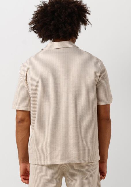 Taupe SELECTED HOMME Casual-Oberhemd SLHRELAXBEN SEERSUCKER SS JERSEY SHIRT - large