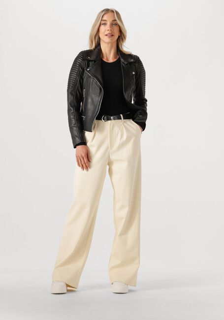 Schwarze GOOSECRAFT Lederjack BIKER116 - large