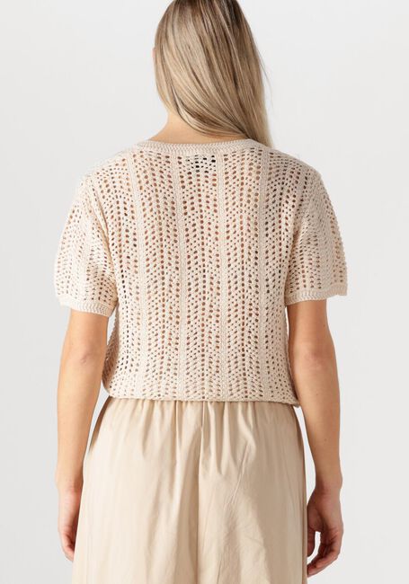 Sand NEO NOIR Top ELLEN CROCHET KNIT CARDIGAN - large
