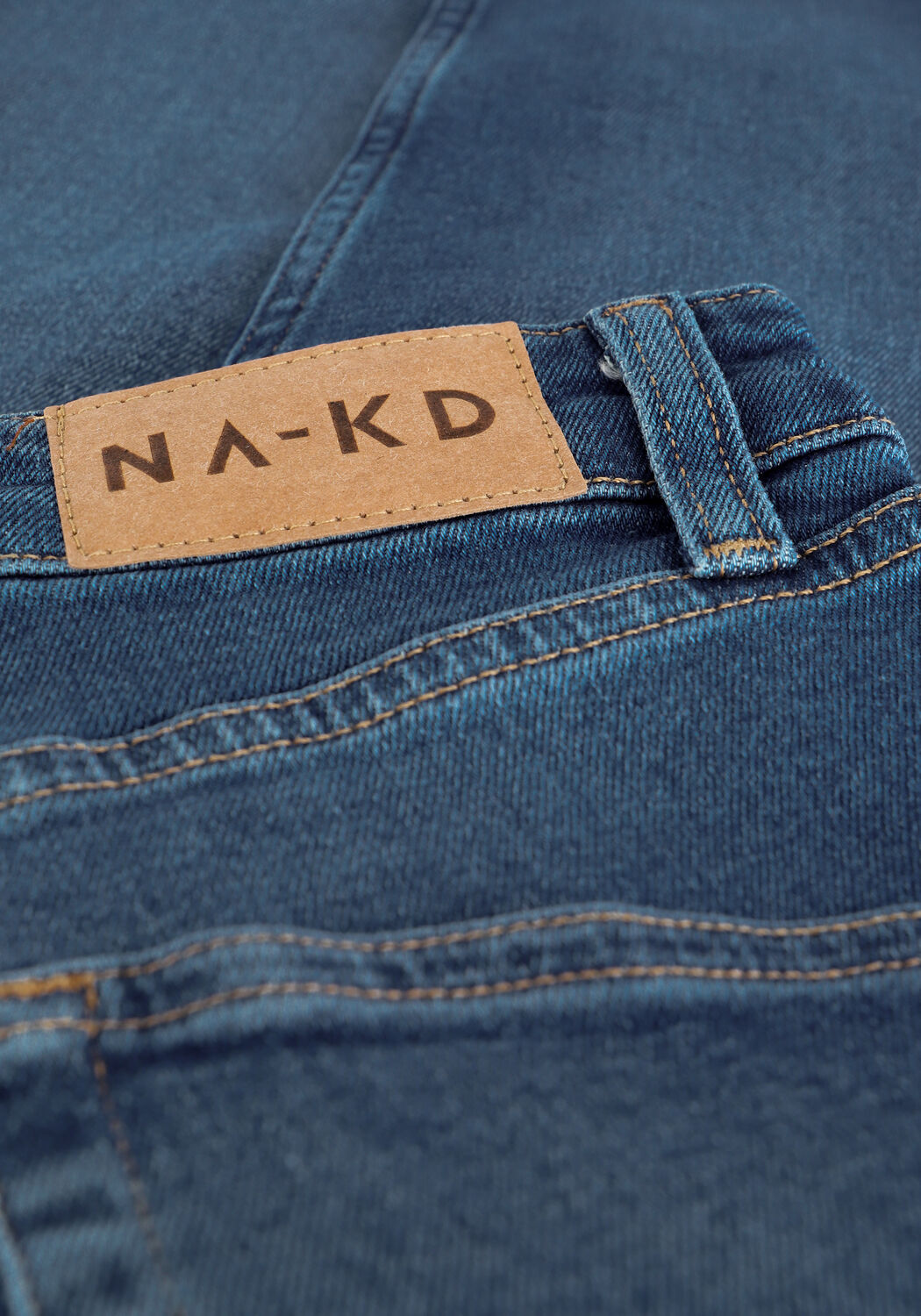 Blaue NA-KD Mom jeans COMFORT MOM JEANS - large