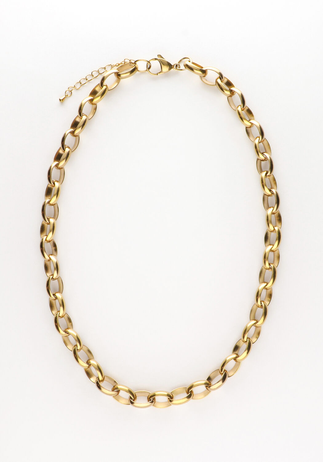 Goldfarbig NOTRE-V Kette KETTING SCHAKEL #3