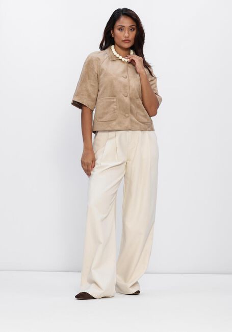 Camelfarbene NEO NOIR Jack EDITTA FAUX SUEDE JACKET - large